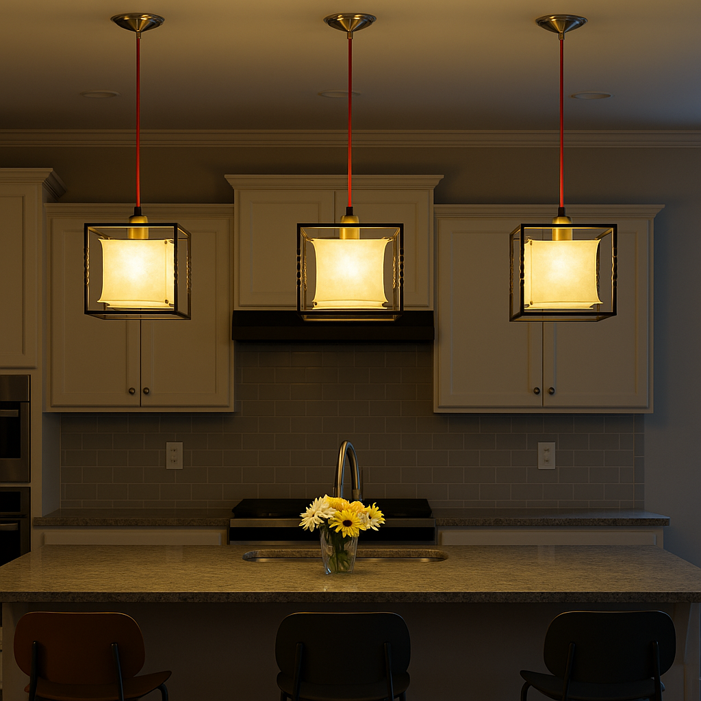 LIGHTMASS P1 - Sheepskin Pendant Light