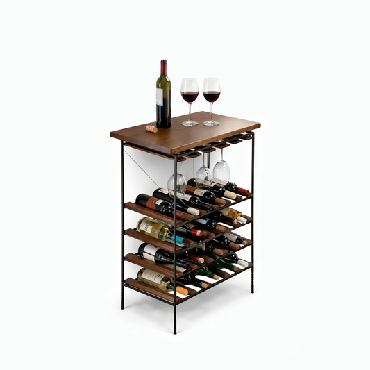 Solid Walnut Liquor Cabinet