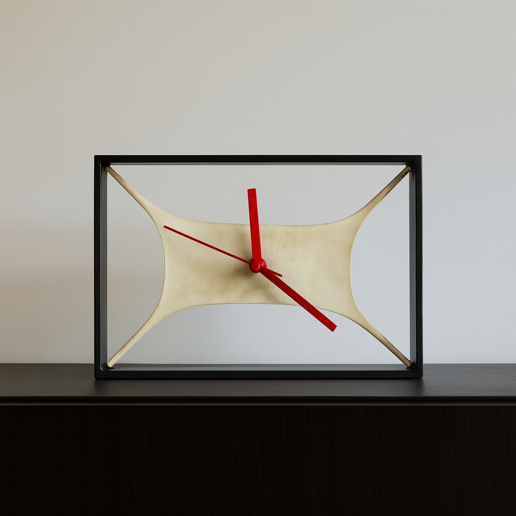 TENSIA - Forged Steel Desk Clock
