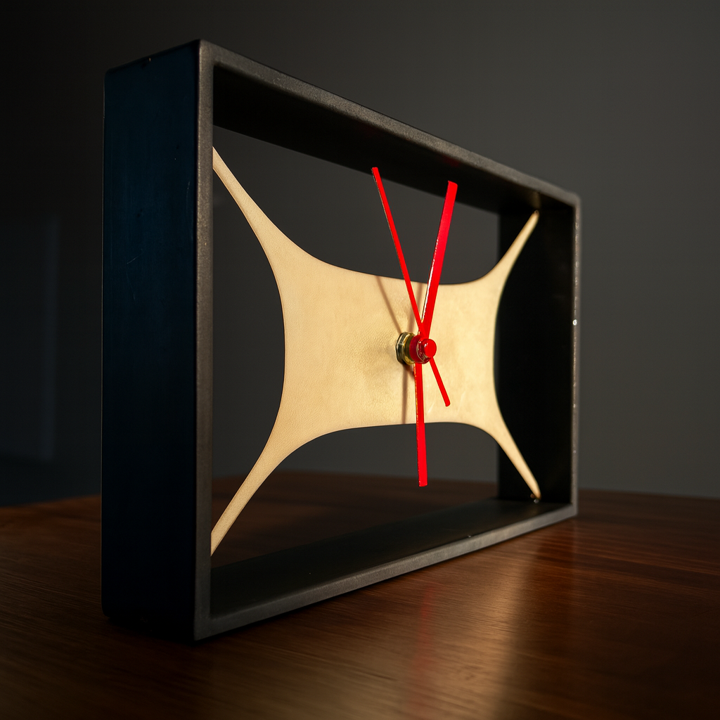 TENSIA - Forged Steel Desk Clock