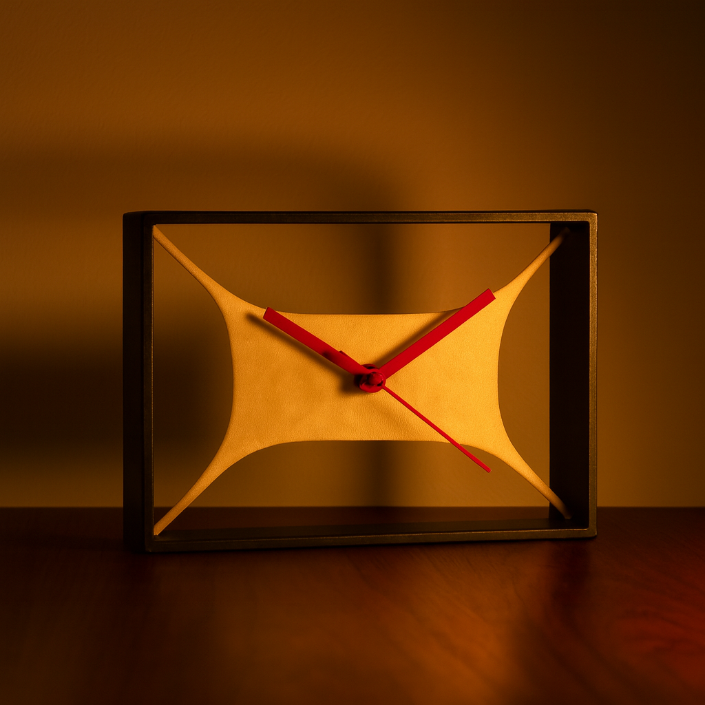 TENSIA - Forged Steel Desk Clock